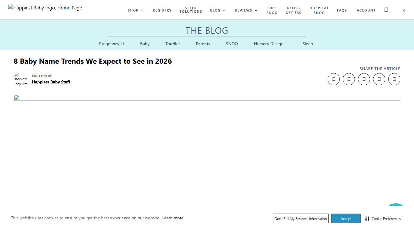 Baby Name Trends of 2026 – Happiest Baby